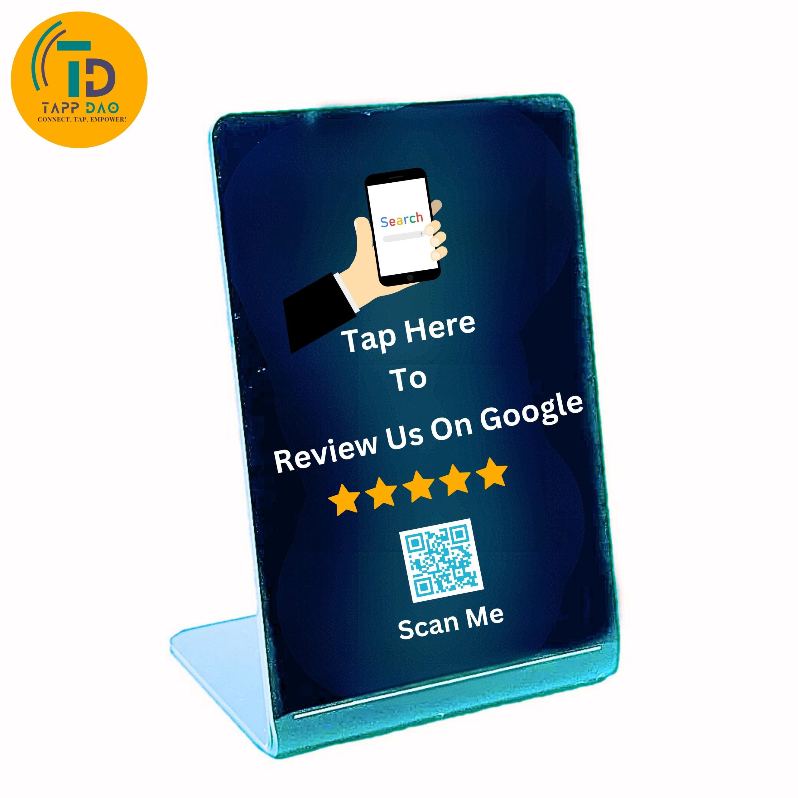 Nfc Google Review Stand Tappdao Trusted Provider For Nfc Business