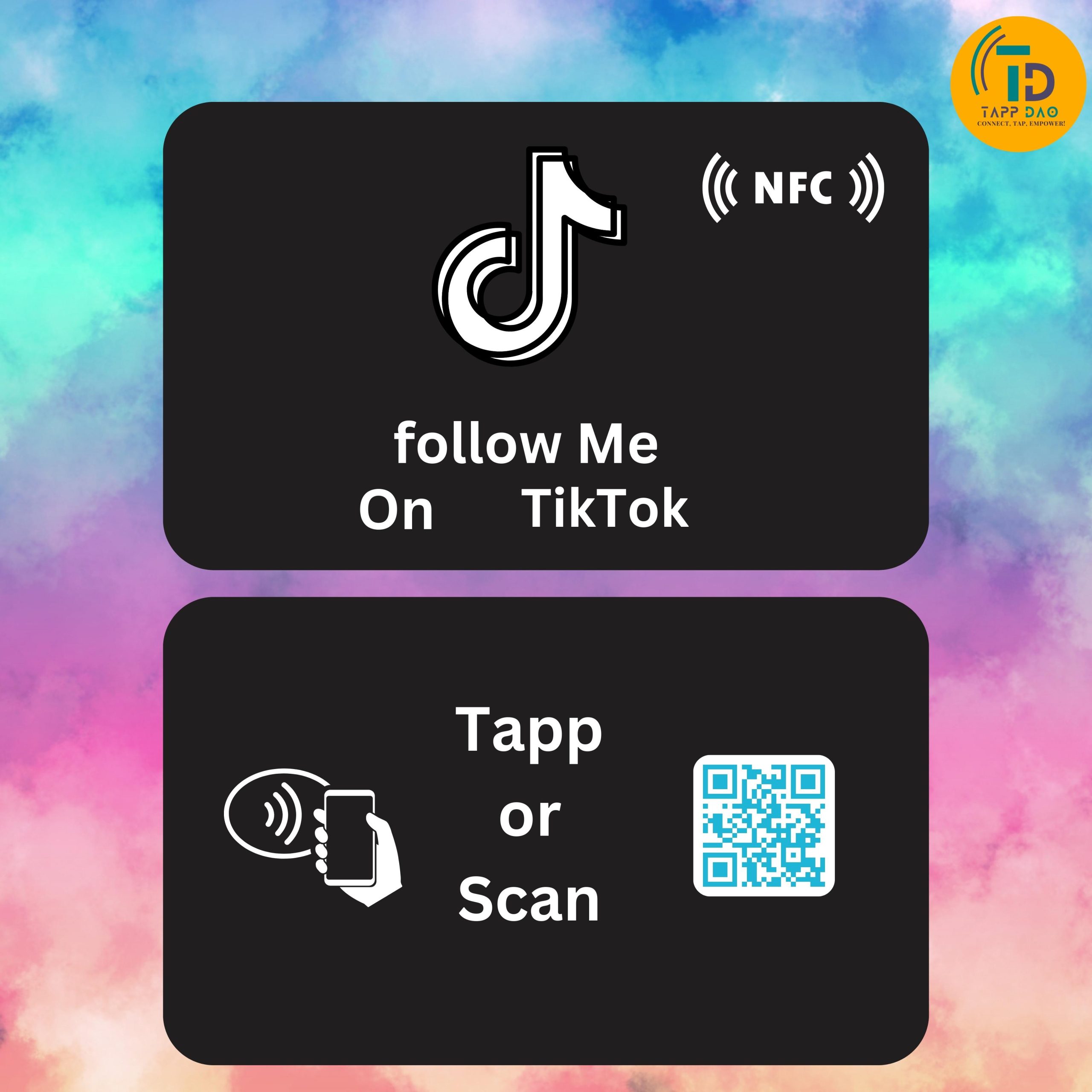 NFC TikTok Card(Semi Customize) – Tappdao: Trusted Provider for NFC ...